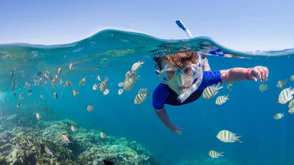 Snorkeling near Mnemba Island
