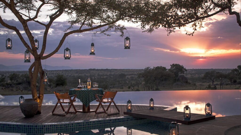 luxury-serengeti-safari-lodge-waterhole-Heart Of Serengeti