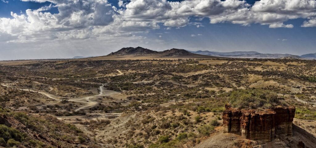 Olduvai Gorge in Tanzania
